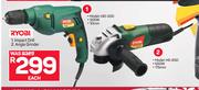 Ryobi Impact Drill HID-500 Or Ryobi Angle Grinder HG-650-Each