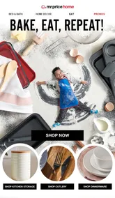 Mr Price Home : Bake, Eat, Repeat (Request Valid Date From Retailer)