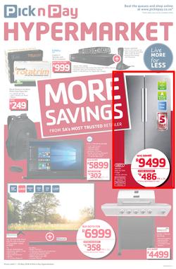 Pick n Pay Hyper : More Savings (07 May - 20 May 2018), page 1