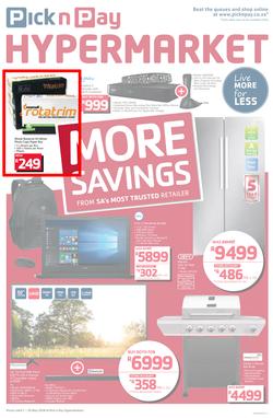 Pick n Pay Hyper : More Savings (07 May - 20 May 2018), page 1