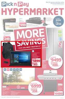 Pick n Pay Hyper : More Savings (07 May - 20 May 2018), page 1