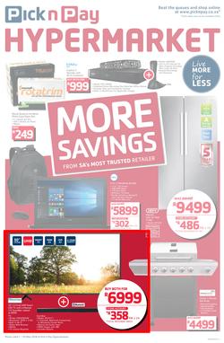 Pick n Pay Hyper : More Savings (07 May - 20 May 2018), page 1