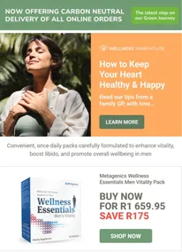 Wellness Warehouse : How To Keep Your Heart Happy & Healthy (Request Valid Date From Retailer)