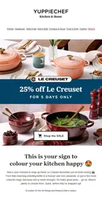 Yuppiechef : 25% Off Le Creuset (25 March - 30 March 2026)