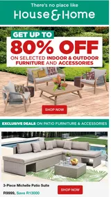 House & Home : Up To 80% Off Selected Furniture And Accessories (02 May - 30 June 2024)