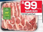 PnP Half Lamb Pack-Per kg