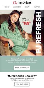 Mr Price : PJ Refresh (Request Valid Date From Retailer)