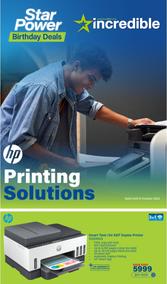 Incredible Connection : HP Printing Solutions (20 September - 01 October 2023)