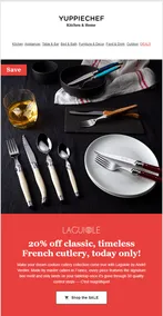 Yuppiechef : 20% Off Classic Cutlery (Request Valid Date From Retailer)