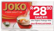 Joko Tagless Teabags-100's Pack