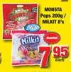 Monsta Pops-200gm/Milkit-8's Each