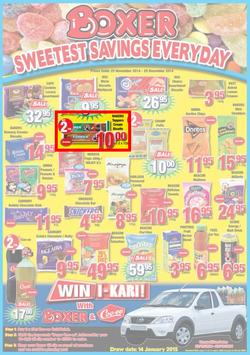 Boxer Super Stores KZN (22 Dec - 25 Dec 2014 ), page 1