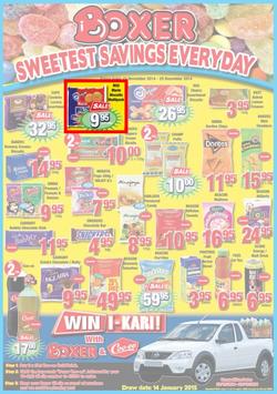 Boxer Super Stores KZN (22 Dec - 25 Dec 2014 ), page 1