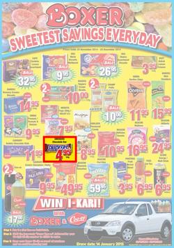 Boxer Super Stores KZN (22 Dec - 25 Dec 2014 ), page 1