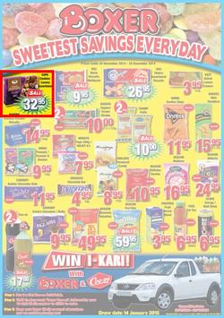 Boxer Super Stores KZN (22 Dec - 25 Dec 2014 ), page 1