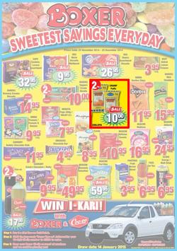 Boxer Super Stores KZN (22 Dec - 25 Dec 2014 ), page 1