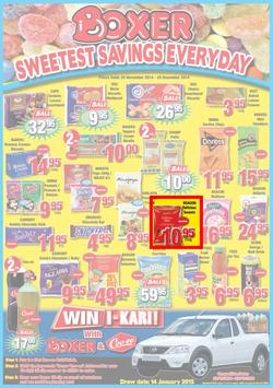 Boxer Super Stores KZN (22 Dec - 25 Dec 2014 ), page 1