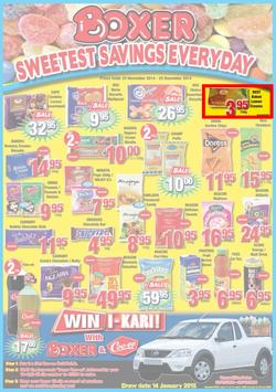 Boxer Super Stores KZN (22 Dec - 25 Dec 2014 ), page 1