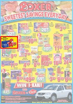 Boxer Super Stores KZN (22 Dec - 25 Dec 2014 ), page 1