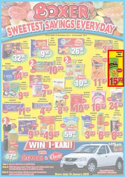 Boxer Super Stores KZN (22 Dec - 25 Dec 2014 ), page 1