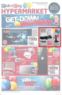 Pick n Pay Hyper : Birthday Deals (25 Jun - 08 Jul 2018), page 1