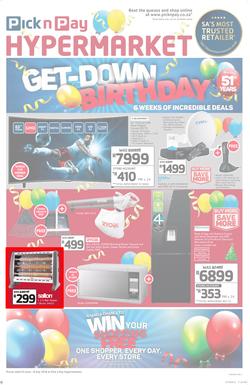 Pick n Pay Hyper : Birthday Deals (25 Jun - 08 Jul 2018), page 1