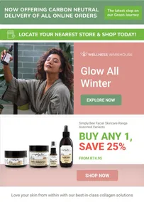 Wellness Warehouse : Glow All Winter (Request Valid Date From Retailer)