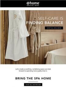 @Home : Self-Care Is Finding Balance (Request Valid Date From Retailer)
