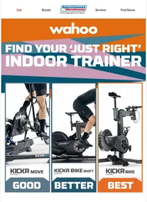 Sportsmans Warehouse : Find Your Indoor Trainer (Request Valid Date From Retailer)
