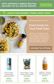 Wellness Warehouse : Fresh Foods For Your Fresh Start (Request Valid Date From Retailer)