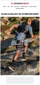 Mr Price Sport : Elite Limitless Sport (Request Valid Date From Retailer)