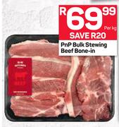 Pnp Bulk Stewing Beef Bone In-Per Kg