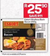 Eskort Rindless Back Bacon-200g