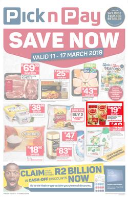 Pick n Pay KZN : Save Now (11 Mar - 17 Mar 2019), page 1