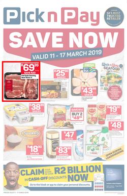 Pick n Pay KZN : Save Now (11 Mar - 17 Mar 2019), page 1