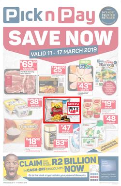 Pick n Pay KZN : Save Now (11 Mar - 17 Mar 2019), page 1