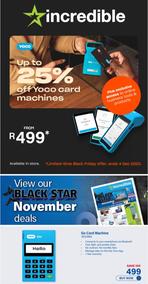 Incredible Connection : Up To 25% Off Yoco Card Machines (23 November - 04 December 2023)