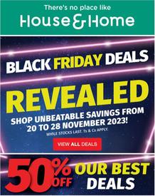 House & Home : Black Friday Deals Revealed (20 November - 28 November 2023)