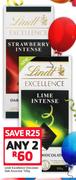 Lindt Excellence Chocolate Slab Assorted-2 x 100g