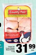 County Fair Frozen Chicken Mixed Portions-1.5Kg