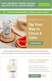 Wellness Warehouse : Sip Your Way To Focus & Calm (Request Valid Date From Retailer)