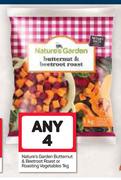 Nature's Garden Butternut & Beetroot Roast Or Roasting Vegetables-4 x 1Kg
