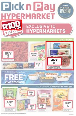 Pick n Pay Hyper : 100 Deals (18 Mar - 24 Mar 2019), page 1