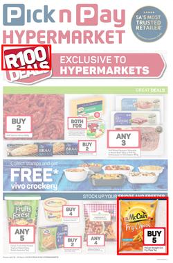 Pick n Pay Hyper : 100 Deals (18 Mar - 24 Mar 2019), page 1