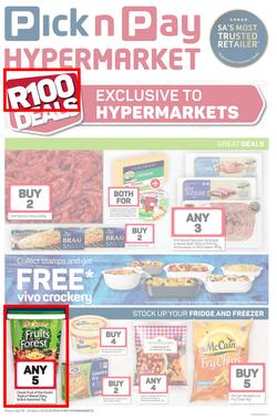 Pick n Pay Hyper : 100 Deals (18 Mar - 24 Mar 2019), page 1