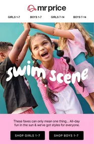 Mr Price : Swim Scene (Request Valid Date From Retailer)