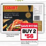Eskort Rindless Streaky Bacon-2x200g