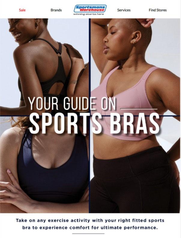 Sports best sale bra warehouse