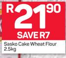 Sasko Cake Wheat Flour-2.5Kg