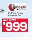 Tissolli 21-Piece Crown Cookware Set